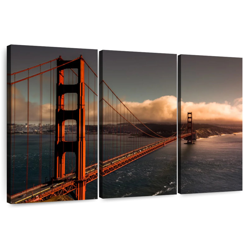 Pont Golden State de Sebbie Sunlit, H 28 po x l 45 po