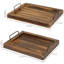2 Piece Ottoman/Coffee Table Serving Tray Set-1978259080