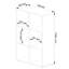 Ayuko 70cm W Bookcase-391518840