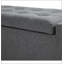 Repose-pieds avec rangement, banc de rangement rembourré avec plateau relevable et capitonnage à boutons pour le salon-1334333612