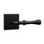 Bravura 931-7 Huntsville Passage Lever on Square Contemporary Rose in Satin Nickel