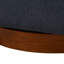 Chaise d'appoint, chaise pivotante avec base en bois