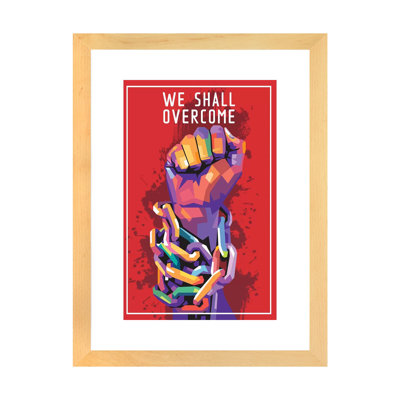 « We shall vaincre » par Dayat Banggai-impression d’art graphique