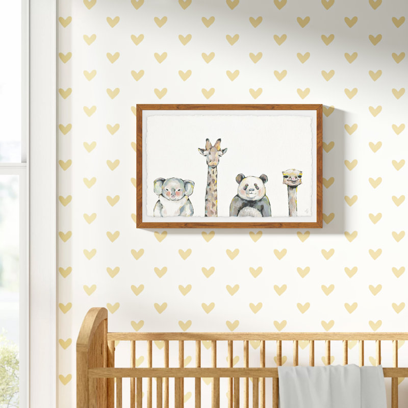 Leiser 'Cute and Cuddly' Framed Print with Deckled Edges, 12" H x 18" W x 1.5" D