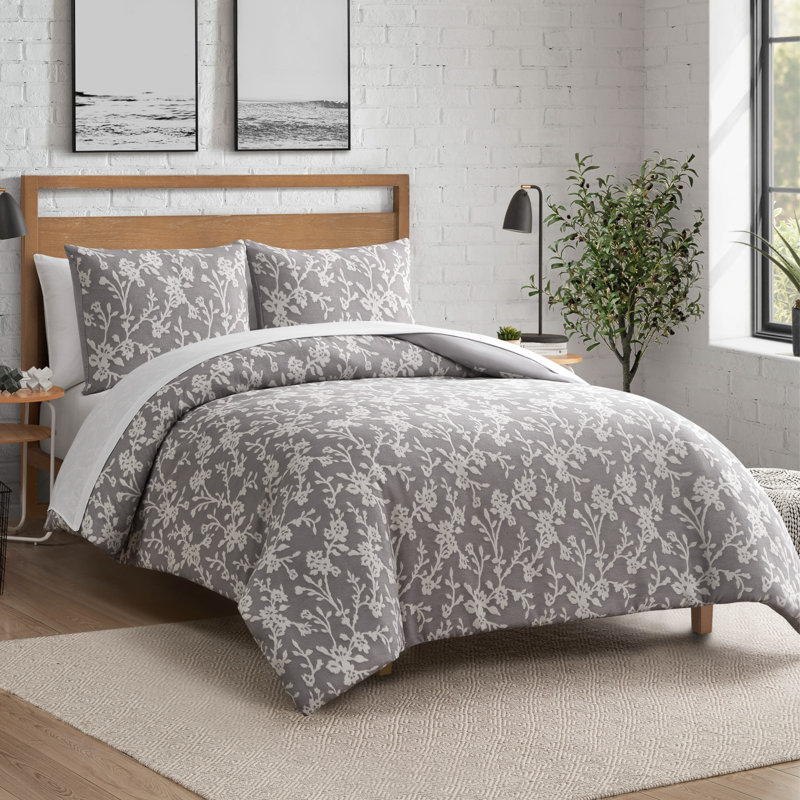 Lucky Brand Fiora Floral Duvets, Twin Duvet Cover + 1 Twin Shams