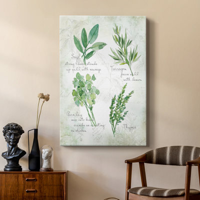 Fresh Herbs II -Custom Wrapped Gallery Cavas