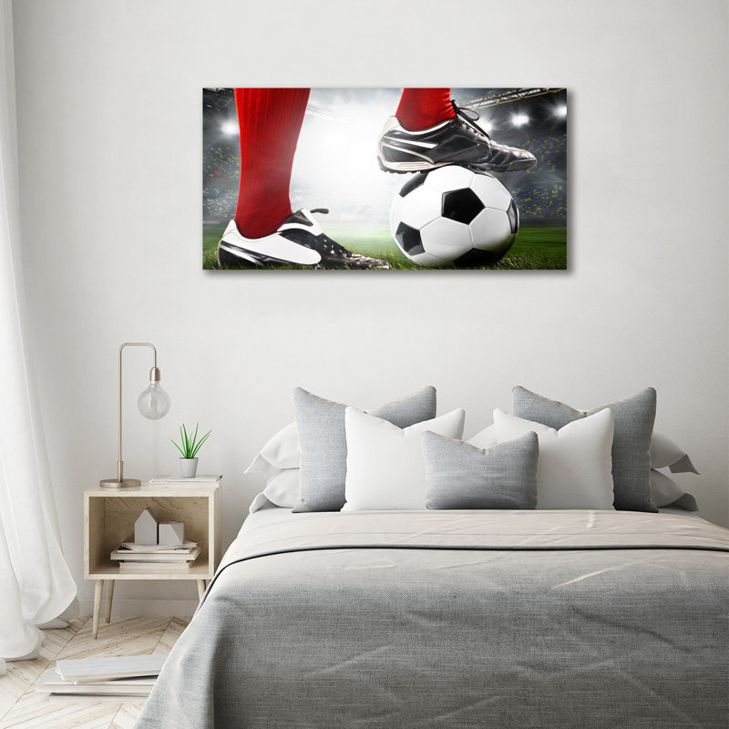 Player's Legs - Wrapped Canvas Print