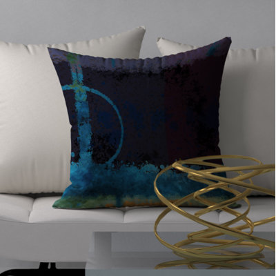 Abstract Reversible Throw Pillow