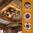 20-Inch Square Matte Black Recessed Ceiling Fan With Remote Control, Suitable For Bedrooms Or Living Rooms. Bulb Sold Separately.