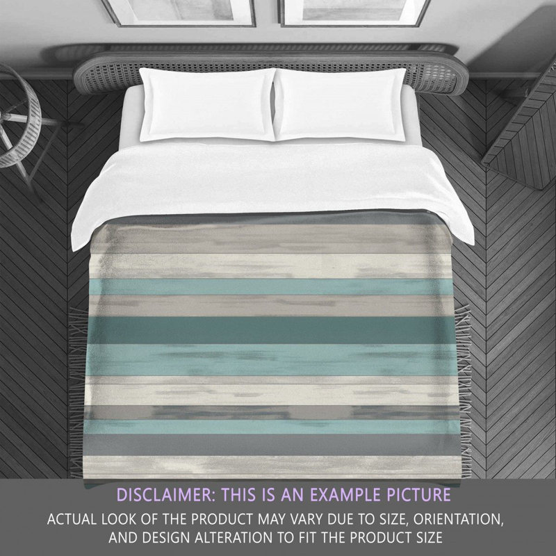 Horizontal Stripe Comforter, Twin