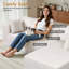 Canapé modulaire 105 po avec méridienne gauche, siège modulaire profond, sans assemblage requis, beige-78362560