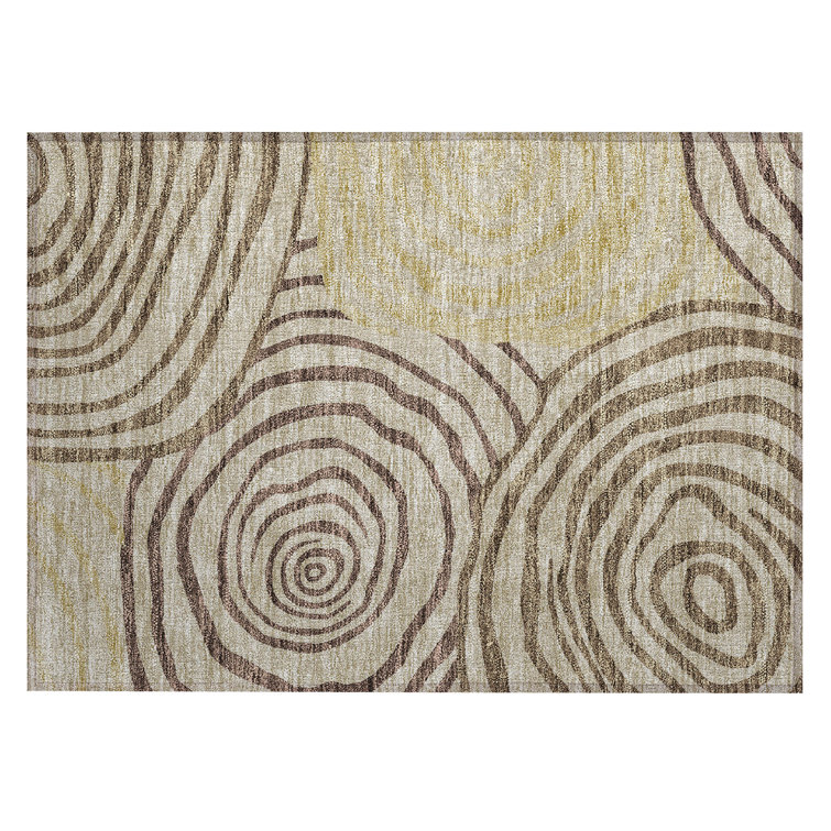 Leis Abstract Indoor Rug