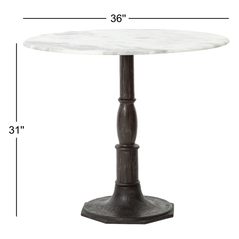 Lucy Round Marble Dining Table