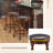 Soraya Swivel Upholstered Counter Stool with Solid Wood Frame-1569954657
