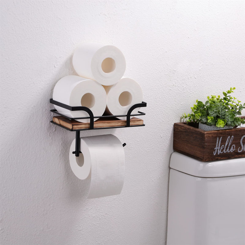 Wood Paper Towel Holder