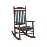 Casual Back Outdoor Rocker Chair