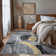 Rambo Contemporary Distressed Circle Area Rug