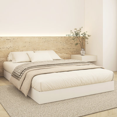 Box Spring Queen, 7 Inch High Metal Queen Box Spring Only, Heavy Duty Mattress Foundation With Fabric Cover, Easy Assembly