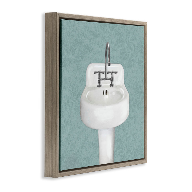 Cadre flottant simple pour lavabo de salle de bain, design par Matthew Piotrowicz, H 25 po x l 25 po