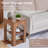 Farmhouse Square End Table With Storage-1353802250