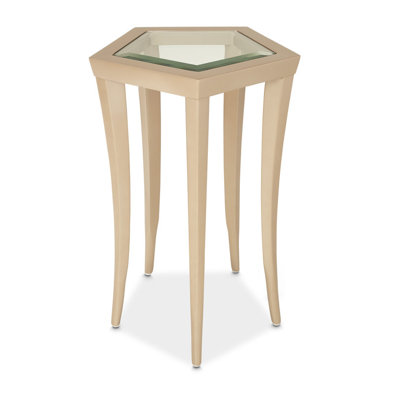 La Rachelle Glass End Table