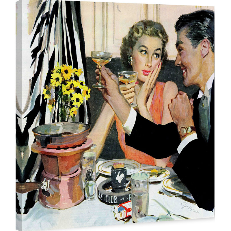 "Le mariage est pour les meuniers" par Joe de Mers, reproduction d'art sur toile tendue, 40 po x 40 po