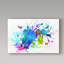 « explosion-bleu », reproduction d’impression sur toile tendue-31978673