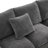 Modern L Shape Modular Sectional Sofa 5 Seat Chenille Couch with 2 Pillows Combinable for Room-949680524