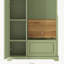 Élégant portemanteau avec banc rabattable, armoire à chaussures réglable et crochets de suspension, vert-1357728131