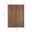 3' X 5' Rust Taupe And Gray Striped Washable Indoor Outdoor Area Rug