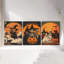 3 Piece Wrapped Canvas Print