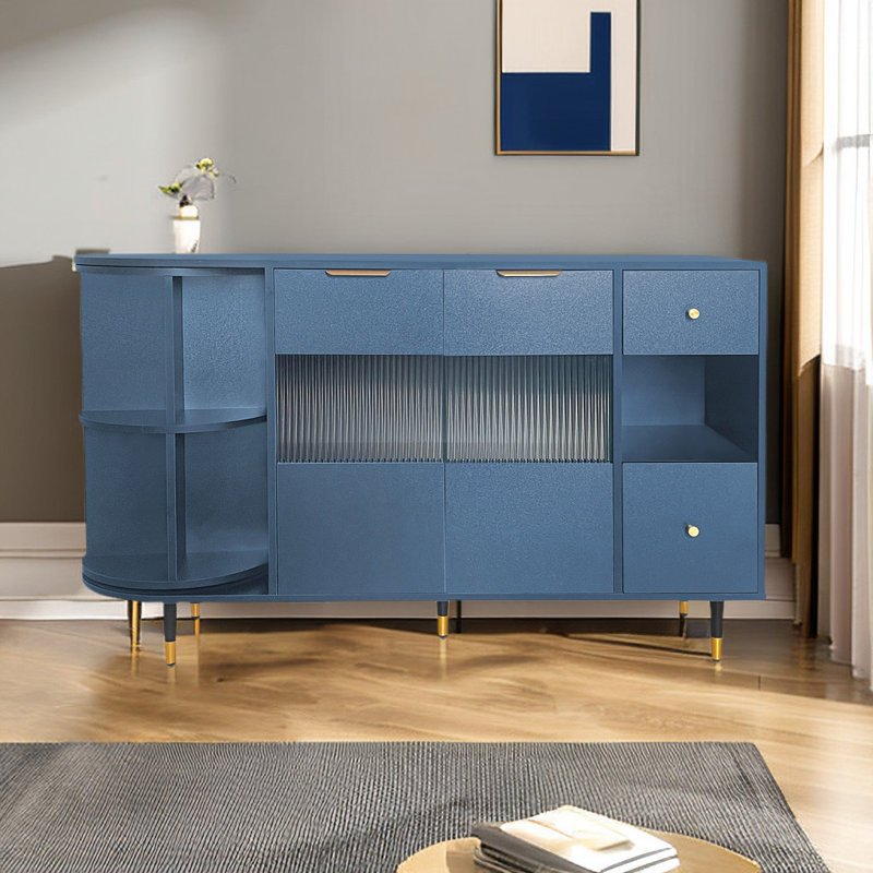 Buffet de 51,1 po Armillda, Bleu