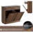 Double Tilt-Out Trash Cabinet, Laundry Hamper Cabinet with 2 Drawers,Wave-Textured Front,Walnut