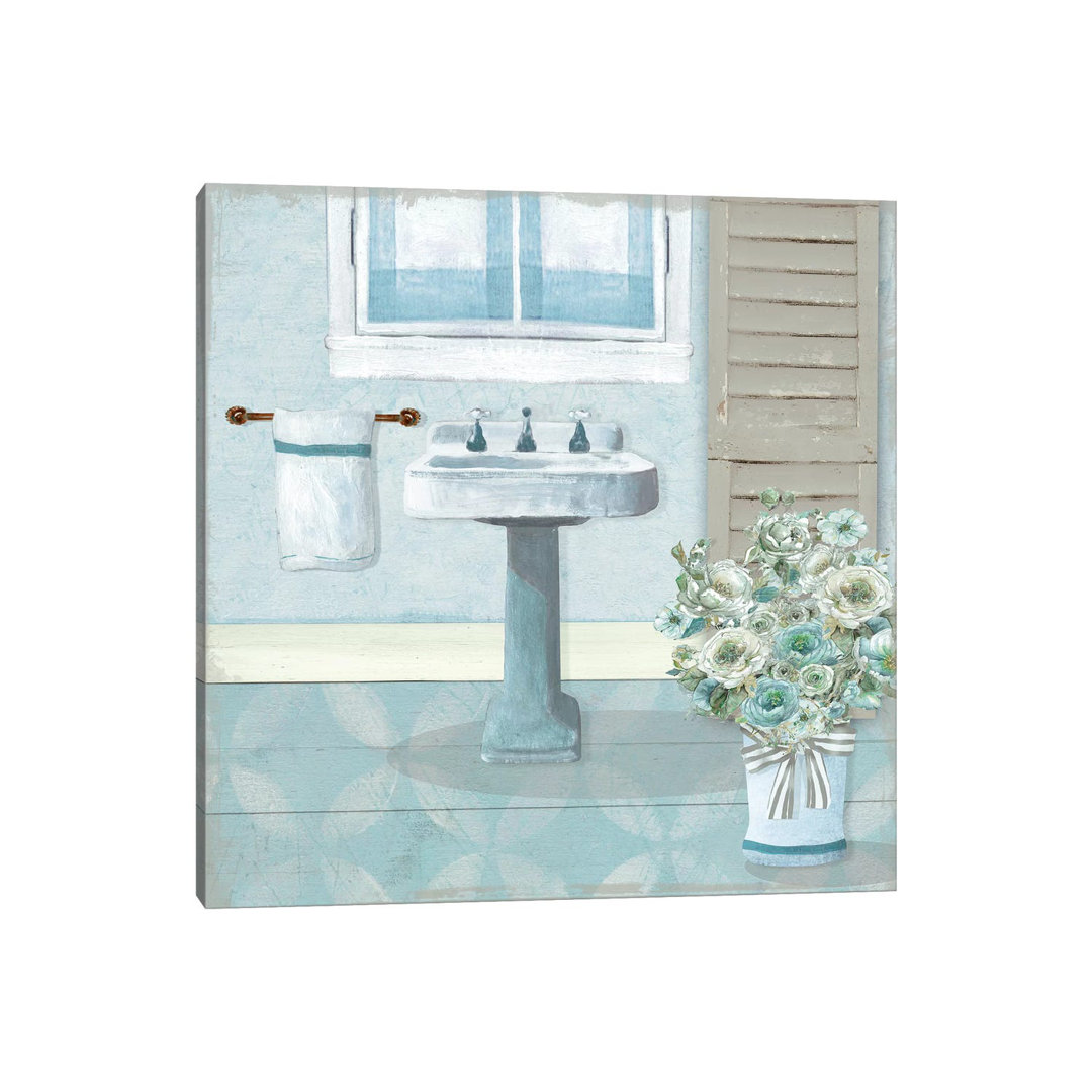 Teal Sink II by Carol Robinson - Painting Print on Canvas
