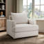 Fauteuil surdimensionné rembourré Tasha