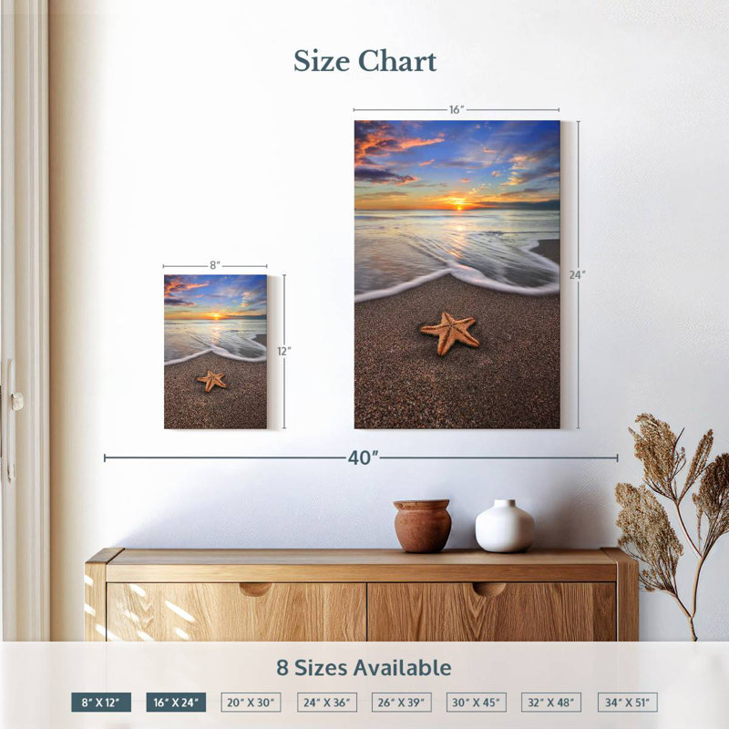 Brampt Fort Lauderdale Beach Starfish, 12" H x 8" W