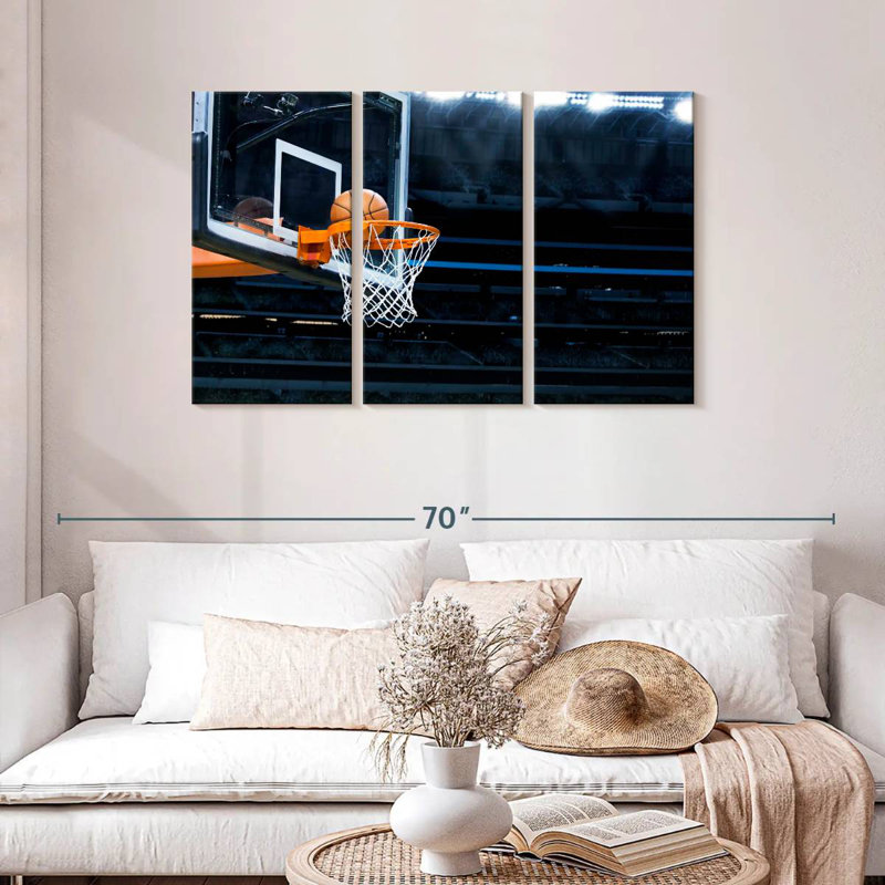 Panier de basketball Sireci, H 28 po x l 45 po