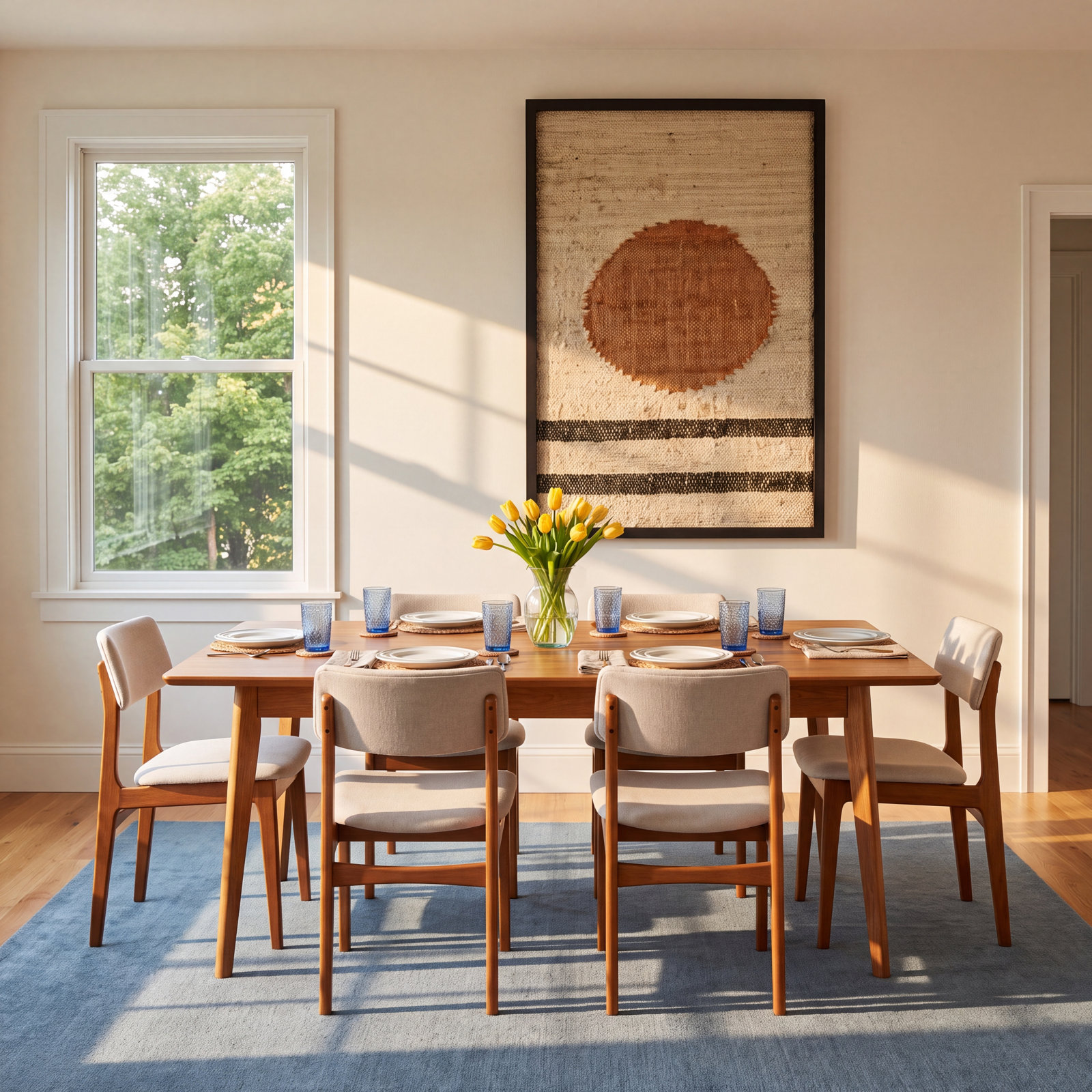 Circle Over Lines Dimensional Wall Art