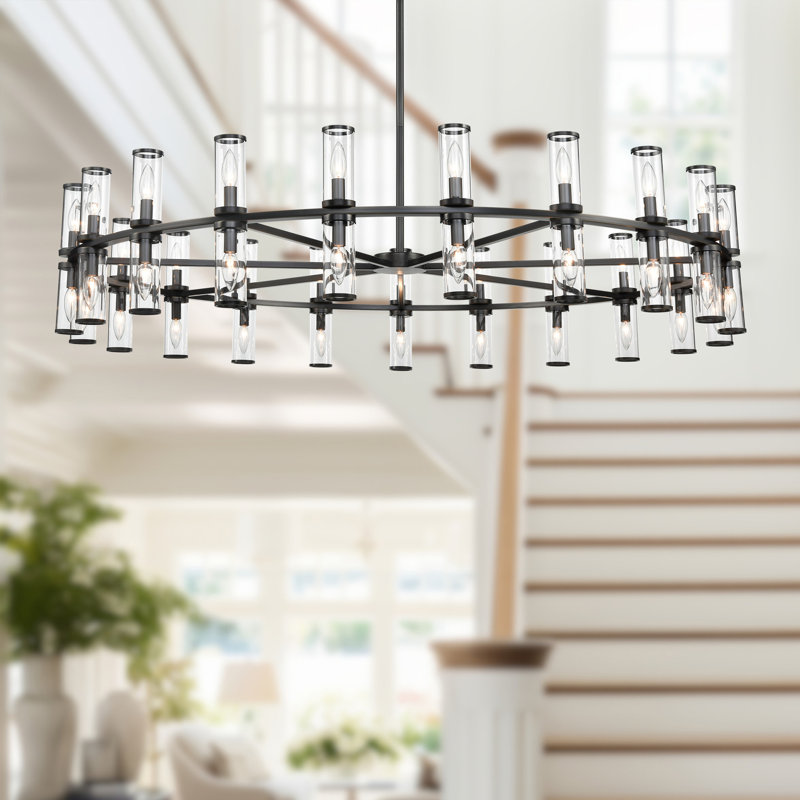 Revolve 42 - Light Chandelier, Urban Bronze