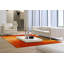 Tapis rouge contemporain en laine touffeté à la main Nauvoo-121936468