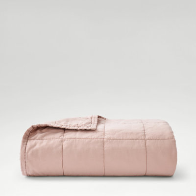 Laundered Cotton Throw Blanket