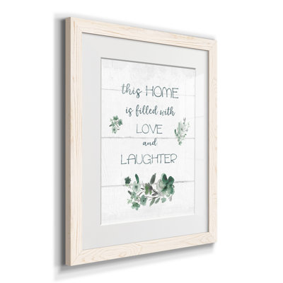 This Home - Cadre photo, impression d'art textuel sur papier