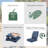 Outdoor 5''Deep Seat Chair Cushion Set-1748589299
