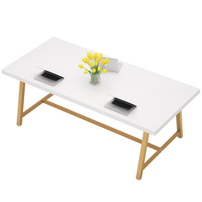 Rotka 70.86'' Large Wood Conference Table