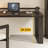Simple Black Practical Solid Wood Writing Desk-1518115248