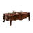 European Solid Wood Carved Coffee Table. Single Coffee Table
