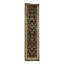 Hand-Knotted High-Quality Cream and Black Runner-1180001385