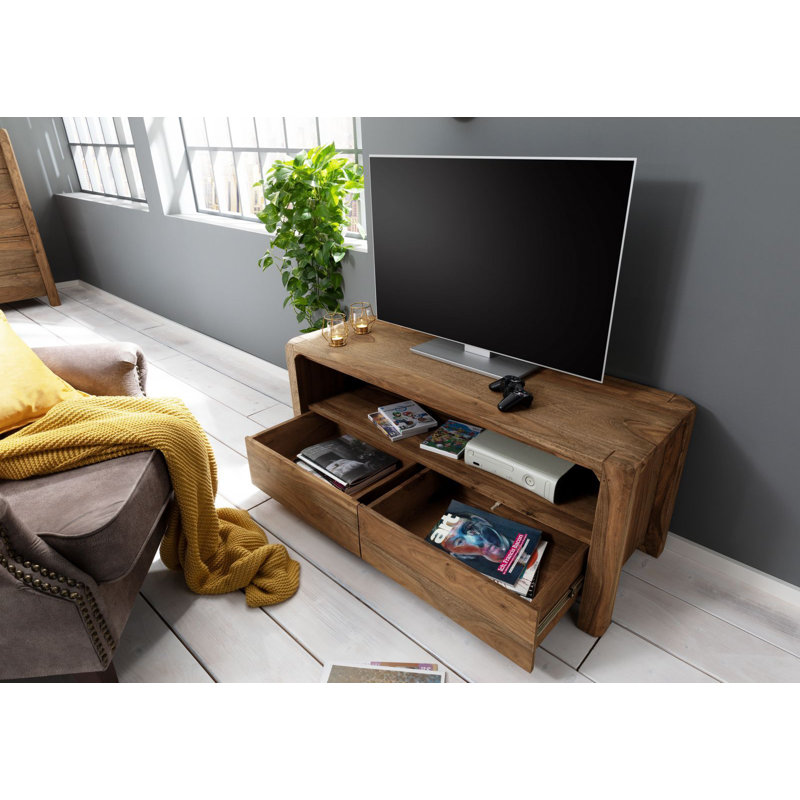 Bueno Unfinished TV Stand for TVs up to 55", Brown