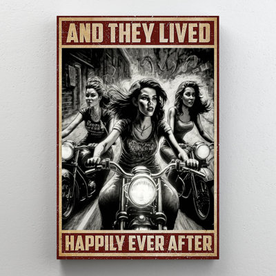 And And Lived Happily Ever After, impression sur toile