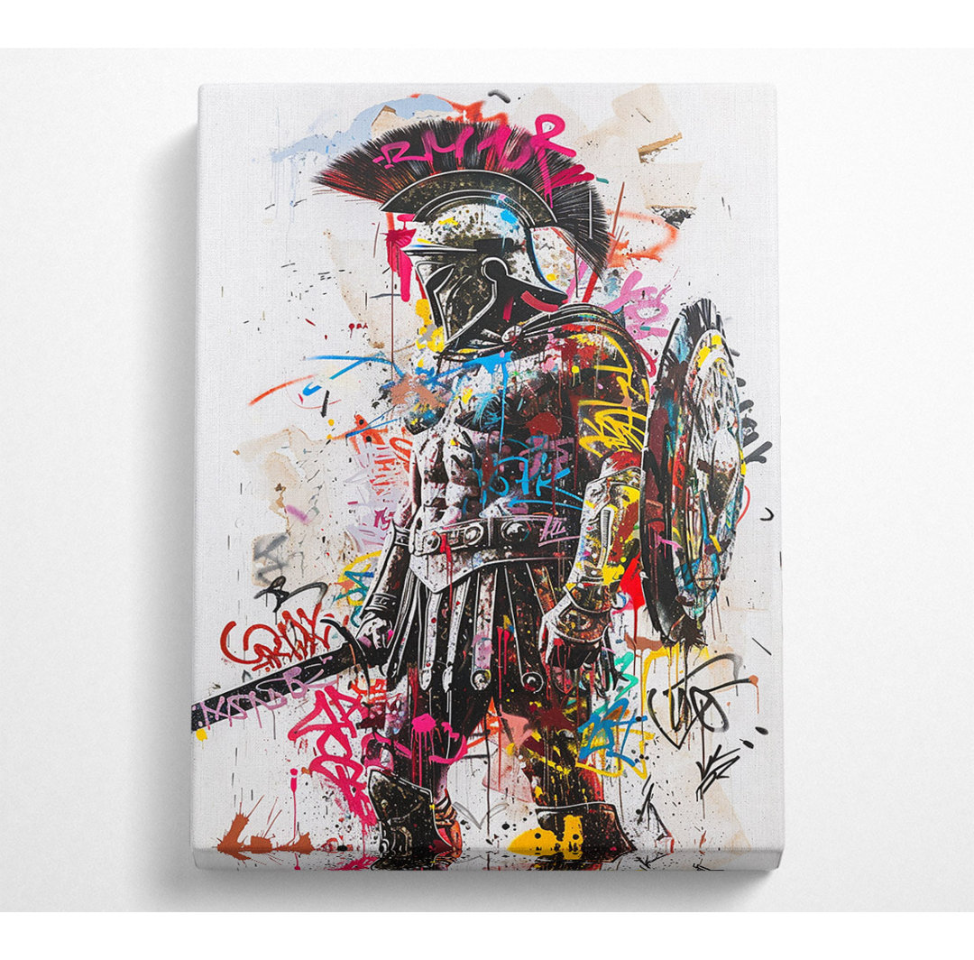 Graffiti Spartan - Druck